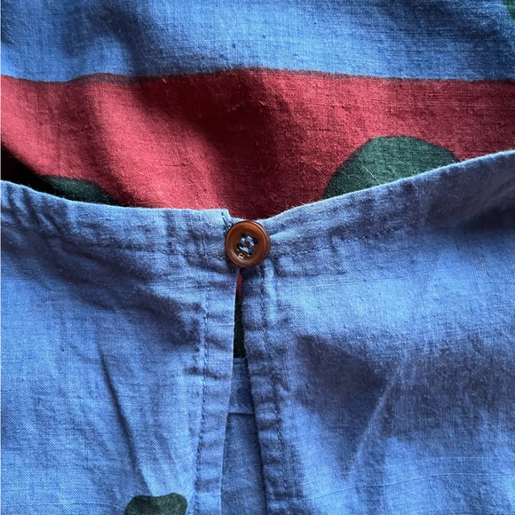 45 RPM dyed oversized whale t shirt with top buttons o/s - Picture 7 of 7